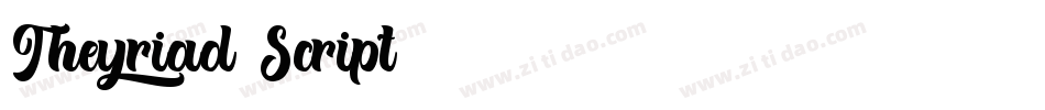 Theyriad Script字体转换